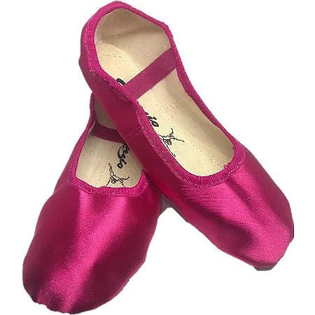 Sapatilha meia ponta de glitter pink para ballet capezio